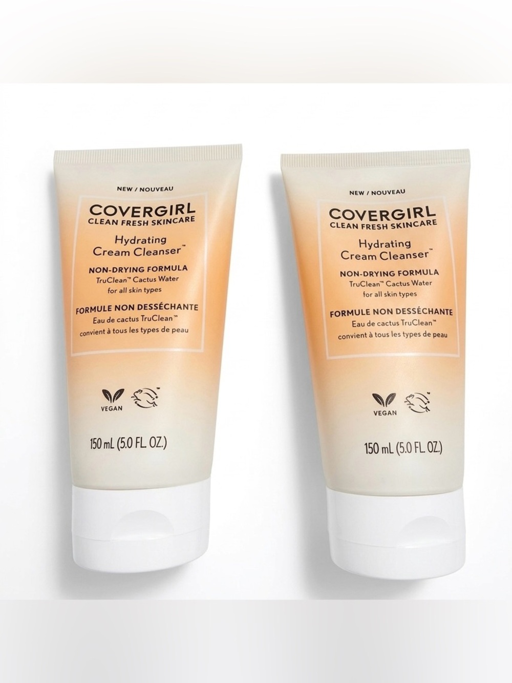 COVERGIRL Hydrating Cream Cleanser Set 2 5oz each one